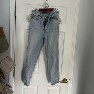 Abercrombie straight ultra high rise jeans